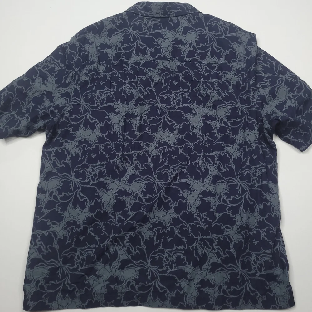 COS US Floral Hawaiian Shirt Relaxed Fit With Pockets 100% Cotton XL - Picture 3 of 10